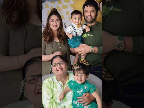 Kapil Sharma with his wife Ginni Chatrath and Family #kapilsharma #shorts #ytshorts