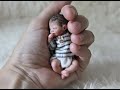 OOAK Realistic Miniature Baby Doll Hand Sculpted From Polymer Clay by YivArtDolls