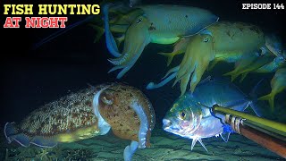 NIGHT SPEARFISHING EPISODE 144 | FISH HUNTING AT NIGHT