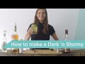 How to make a dark n stormy  cocktail tutorial by tess posthumus