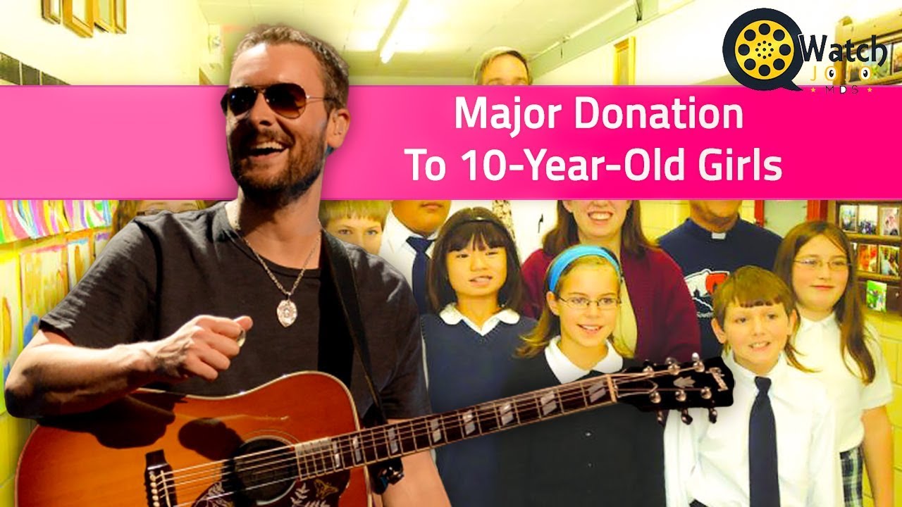 Eric Church Makes Major Donation to 10 Year Old Girls School Jog a Thon