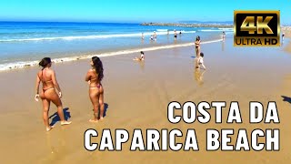 [4K] Costa da Caparica Beach | Almada ?? | Beach Walk Part 3