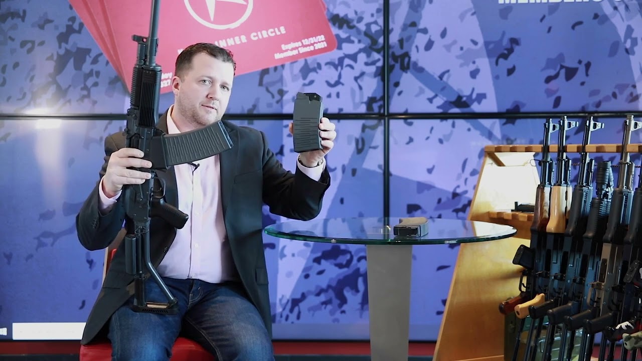 Molot Vepr 12 Gauge Semi-Automatic Shotgun Covert Gray Cerakote Left Side Folding Buttstock