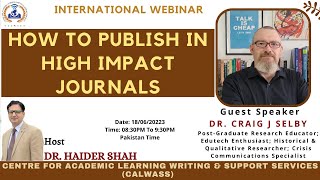 How To Publish In High Impact Journals!