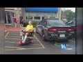 Lafayette Police respond to LPD car parked in handicapped space at IHOP