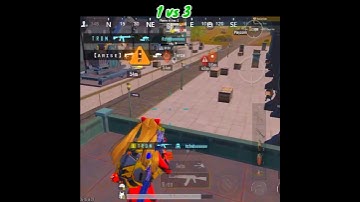 PUBG bgmi pubgmobile 1 vs 3 #bgmi #pubgmobile #pubg #shorts #trending #viral #shortvideo #shortsfeed