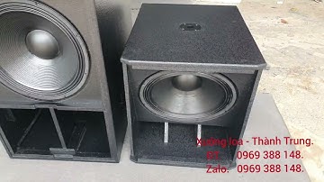 Thùng SÚB PSD bass 50 dùng bass từ 220 coil100 chất âm sẽ thế nào. mời các bác cùng đánh giá nha.