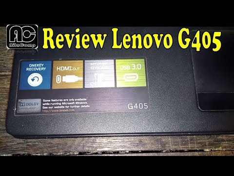 Review Laptop Lenovo G405 - YouTube