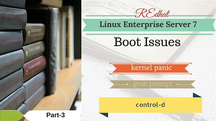 Redhat Enterprise Linux 7 boot issues- grub prompt and steps to troubleshoot-Part3