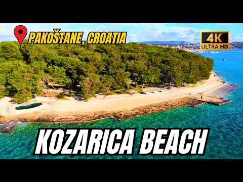 KOZARICA BEACH - PAKOŠTANE, CROATIA 4K