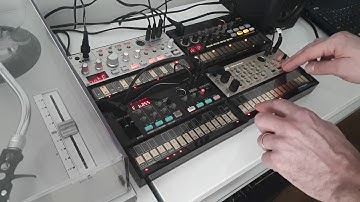 Adam Vox making retro Goa/Psy-Trance using Korg Volca