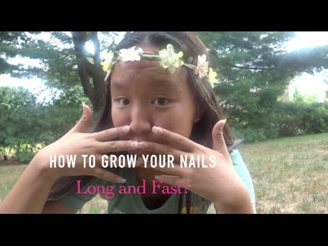 Video: How To Grow A Child's Nails