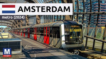 Amsterdam Metro (2024) | GVB & R:NET [4K]
