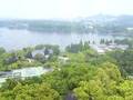 Hangzhou liefang pagona view of west lake surroundings