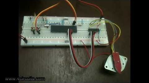 Interfacing a Unipolar Stepper Motor with PIC16F877 using a ULN2803