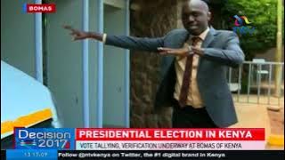 Airport-style security at Bomas of Kenya stops Larry Madowo on live TV