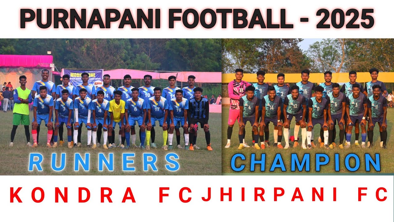 Purnapani Football Final Match | Kondra FC - 0 Vs Jhirpani Fc - 2 Hatibari Purnapani 2025