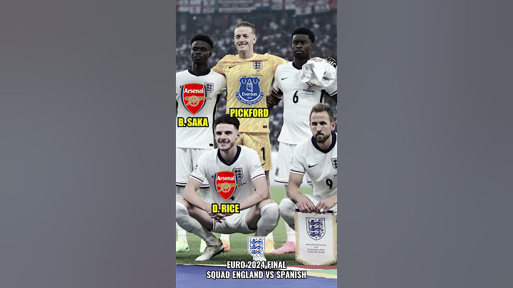 SQUAD ENGLAND VS SPANISH EURO 2024 FINAL #bintangbola