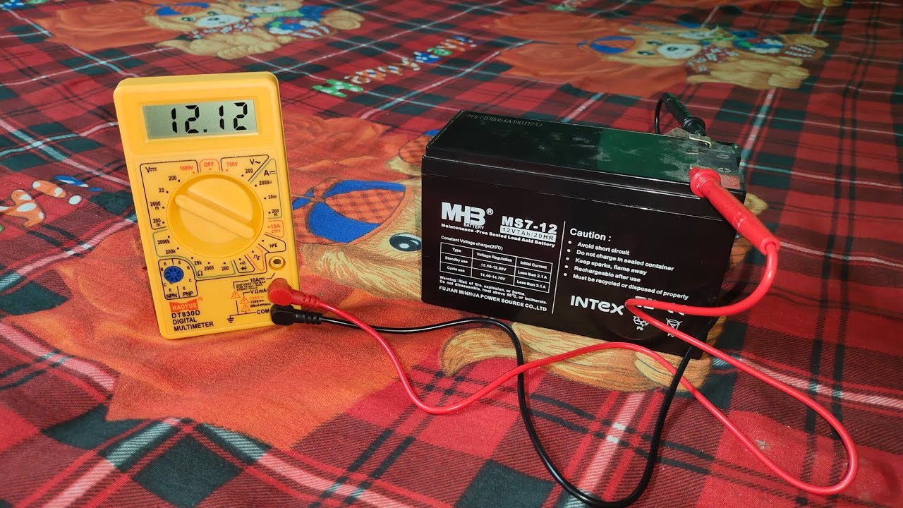 Multimeter Se 12v Battery Kaise Check Karen ? Multimeter kaise use Karen 12v battery Check
