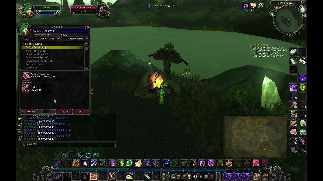 Maxing at cooking with Furious Crawdad YouTube