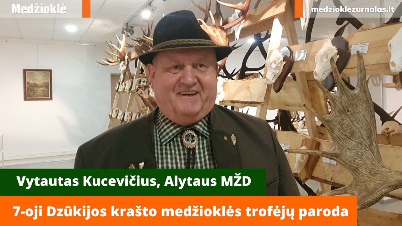 Medžioklės trofėjų paroda, kas vyksta jau daugiau nei 20 metų