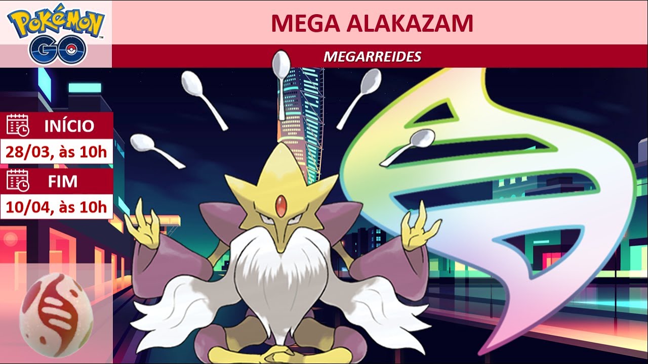 Evolução Mega Alakazam shiny - Pokémon GO 