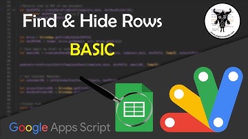Find & Hide Rows in Google Sheets With Apps Script - Basic