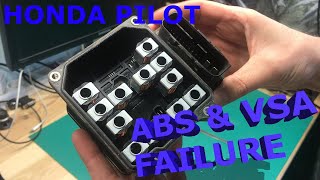 HONDA PILOT ABS failure // Неисправность блока ABS на Хонда Пилот