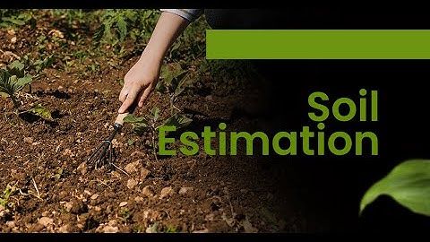 Soil Estimation   Part 1