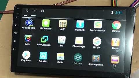 car android touch setting T3L calibration setting