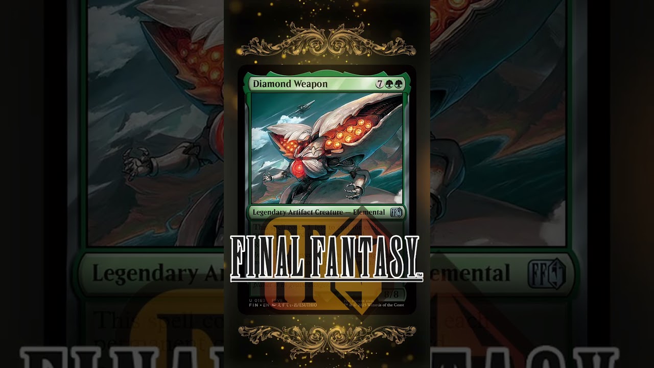 mtg final fantasy diamond weapon Diamond Weapon (Extended Art) [FINAL FANTASY] main image 1