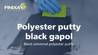 Black universal polyester putty 🛠️