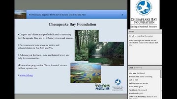 PA Municipal Separate Storm Sewer System MS4 TMDL Plan