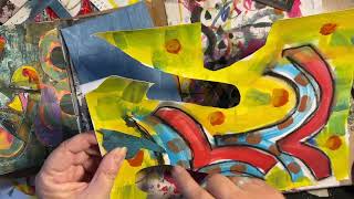 Flock Chronicles, A Mixed Media Art Journal Process, Day 19
