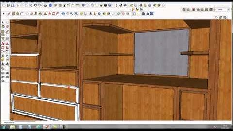 Google sketchup pro 8, furniture design, part 2, by rahgsa0509