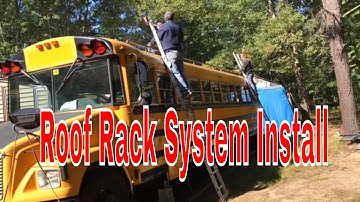 How to Skoolie roof rack episode 24 bus conversion