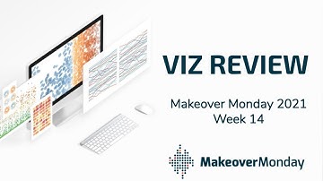 #MakeoverMonday 2021 Week 14 - Viz Review