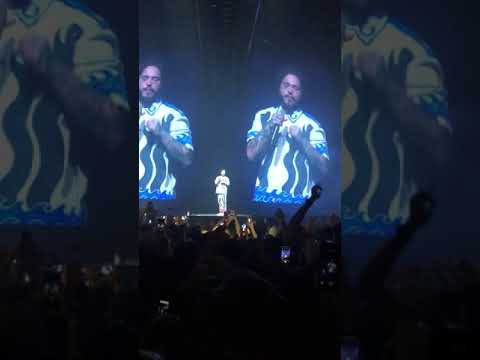 Post Malone Doing A Shoey Live In Melbourne During His Concert