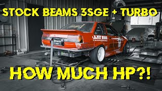 How Much Hp Does A Turbo Beams 3Sge Make? Dyno Day For Beams Ae86 Drift Car