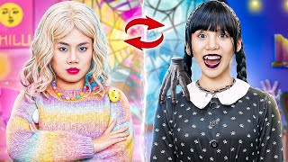 Wednesday And Enid Swap Lives! My Best Friend And I Changed Our Lives!