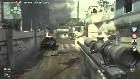 MW3 First Ever Throwing Knife Across Map