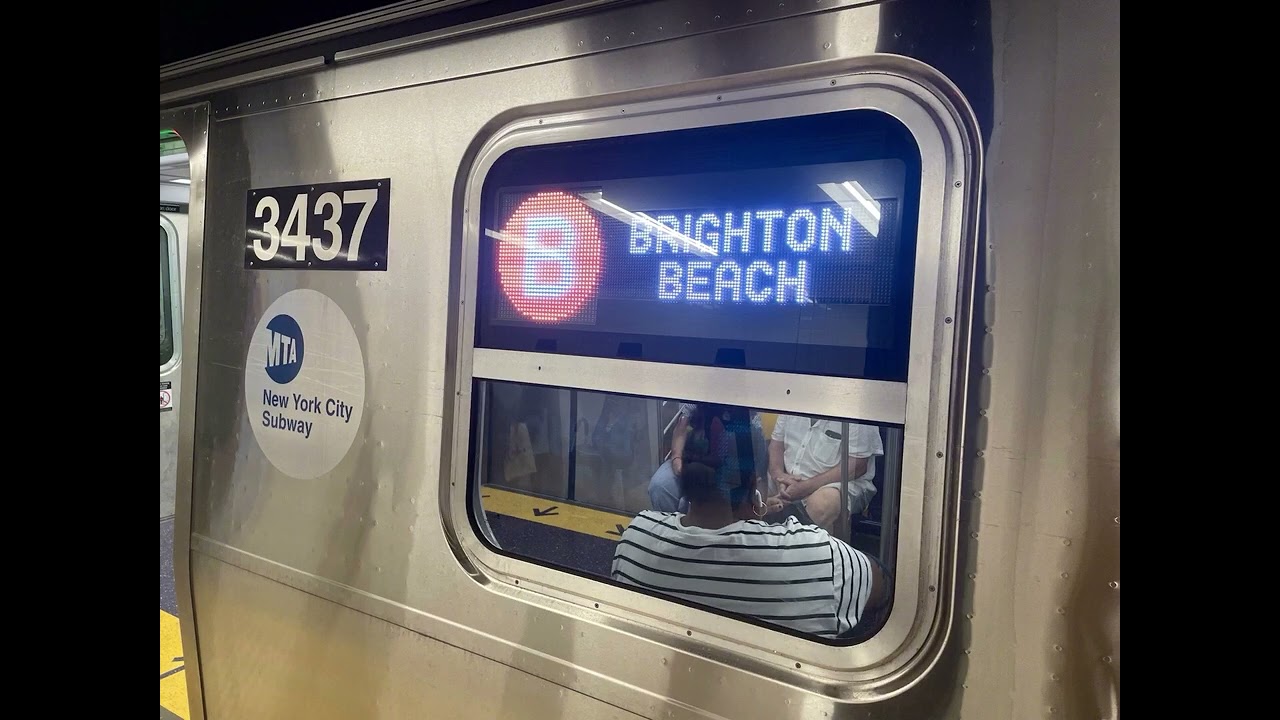 NYCA || R211A (B) Train Announcements To Brighton Beach || Via 6th