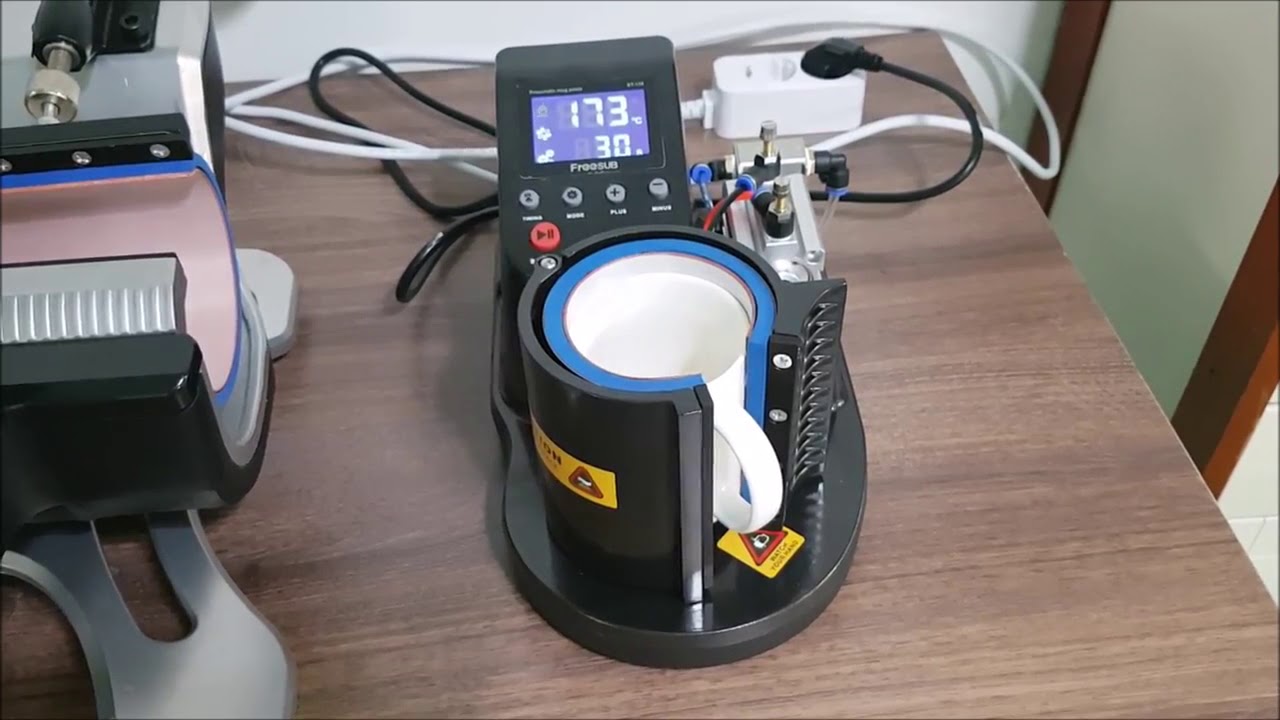 Кружечный термопресс Grafalex ST 110 - YouTube