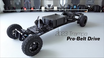 #177 TRAMPA board 2023 Pro-Belt Drive - New VESC 6 hp / New 6386 Motors / New Battery PCBs