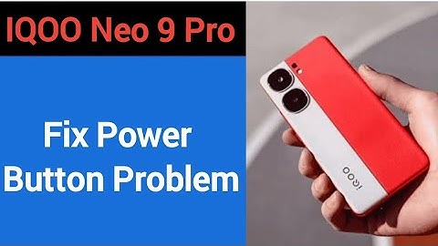 How to fix power button problem IQOO Neo 9 pro me, how to fix auto restart problem
