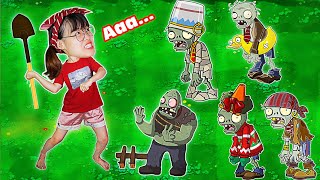 Hà Sam Tìm Cách Thoát Khỏi 500 Con ZOMBIE Ăn Thịt Khi ở Nhà Một Mình - Plants vs Zombies screenshot 2