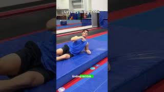 Learning a new skill #gymnastics #gymnast #trythis #newskill #funny