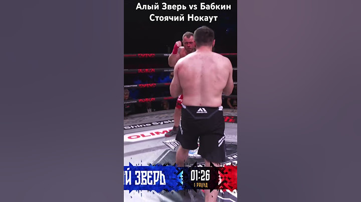 Алый Зверь vs Бабкин. Стоячий Нокаут . Полный Бой