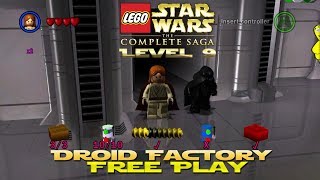 Lego Star Wars TCS: Ep 2 Chap 3 / Droid Factory FREE PLAY (All Collectibles) - HTG