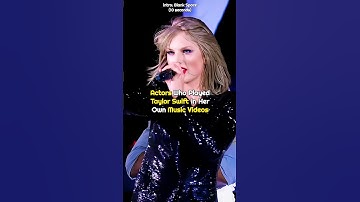 Actors Who Played Taylor Swift in Her MVs | #taylorswift #shorts
